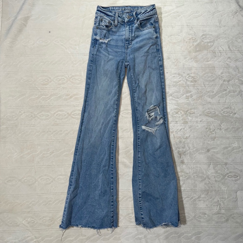 American Eagle Super High Rise‎ Flare Jeans